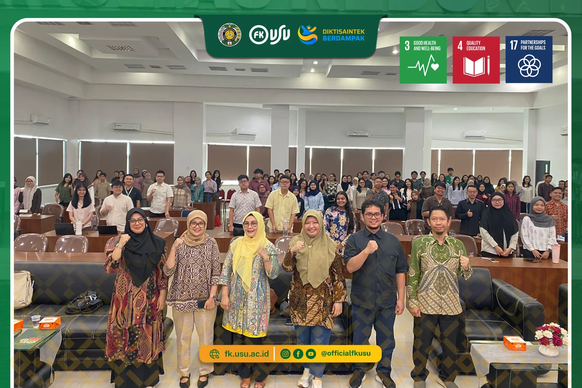 Siap Mengabdi, FK USU Perkuat Kesiapan Calon Dokter melalui Seminar Pra-Internship
